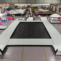 Plateforme flottante gonflable de haute qualité, ponton gonflable, quai gonflable en PVC, utilisation commerciale