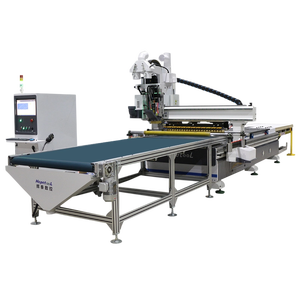 Herunter laden Herunter laden Nesting CNC-Fräser HT-1325EA Holz CNC-Fräser Maschine BEST 11KW Inverter 7.5KW Vakuumpumpe 9KW JST Spindel - Product Image 4