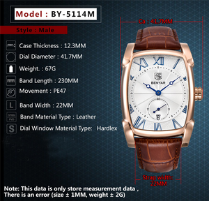 BENYAR 5114M 5114 BY-5114M High Quality Luxury Men Brand 30m Waterproof Quartz <b>Watches</b> Reloj Business Man Fashion Casual <b>Watch</b> - Product Image 2