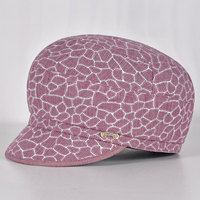 Béret en tissu léger et décontracté pour femme, réglable, avec protection UV, idéal pour le printemps et l'été en extérieur