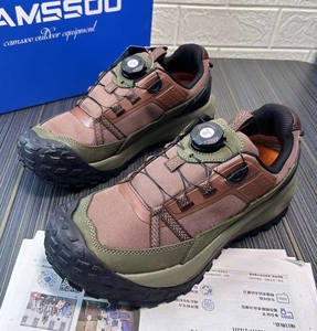 Zapatos Deportivos para Hombre con Hebilla Giratoria y Cordones Automáticos, de Cuero, Impermeables, Transpirables, para Correr y Senderismo - Product Image 4