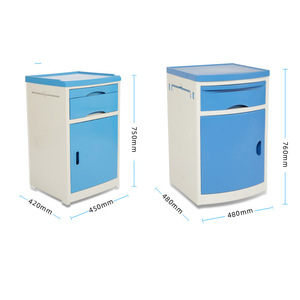 Comodino Moderno in Plastica ABS per Ospedale, Tavolino da Letto con Armadietto, Bestseller del Produttore per Arredamento Camera da Letto - Product Image 6