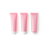 Tube de brillant à lèvres rond de 30ml contenants en plastique emballage cosmétique souple pour rouge à lèvres crème solaire yeux nettoyant masques de soins de la peau
