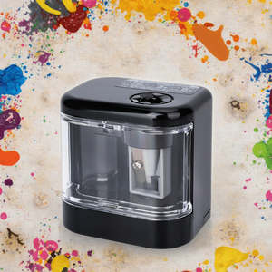 Mini <span class=keywords><strong>taille</strong></span>-<span class=keywords><strong>crayon</strong></span> électrique violet avec une jolie lame plate à piles pour les étudiants une idée cadeau - Product Image 2