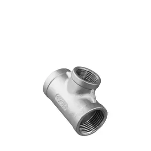 CHINA SUPPLIES Galvanized Malleable Iron Pipe Fittings Plumbing Tools Threaded Equal Tees