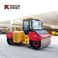 KD136HF Machine à rouleaux routiers à double tambour de 13 tonnes avec le meilleur prix Machine de compactage de sol à rouleaux routiers