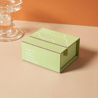 OEM Vente en gros Creative Design Carré Mat Carton Boîte cadeau en carton pour bijoux-Emballage innovant pour bagues