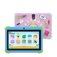 Tableta Inteligente Android de 7 Pulgadas para Niños, con WiFi, Funda de Silicona Bonita, Resistente, Juegos, Educativa, Regalo para Niños