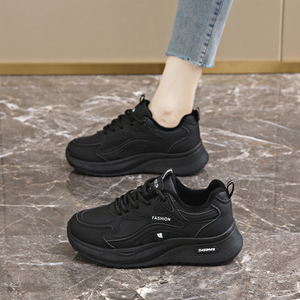 Wholesale Women's Plush Casual Sports Shoes New Fashion Autumn Winter Walking Comfortable Anti-Slip Shoes Walking Style <b>Sneakers</b> - Product Image 6