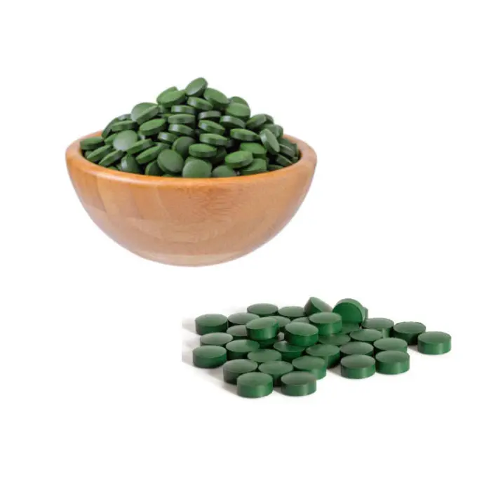 Grote Verscheidenheid Voedingsstoffen Fabriek 100% Pure Bulk Spirulina Tabletten Voor Het Voederen Van Dier