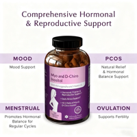 Livraison rapide, capsules de soutien à la santé ovarienne, équilibre hormonal pour femmes, complément d'inositol avec DIM, inositol, acide folique