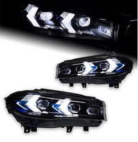 Ensemble de phares LED complets pour BMW X5 F15 X6 F16 2014 2018, phares modifiés de style serpent DRL, style démon