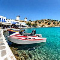 Bateau de karting électrique - Matériel EPP, 2 places, vitesse maximale de 52 km/h, certifié CE, 69 kg, <115 CV, multi-usages pour le sauvetage aquatique et le surf