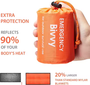 Gear Life Bivy saco de dormir de emergencia <span class=keywords><strong>Bivvy</strong></span> térmico-uso como saco de Bivy de emergencia, saco de dormir de supervivencia, manta de emergencia Mylar - Product Image 6
