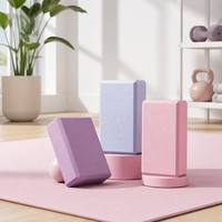Brique de yoga en EVA souple haute densité pour studios de danse et exercices d'étirement des jambes - Bloc de mousse de fitness pour enfants et débutants