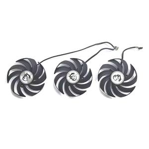 พัดลมกราฟิก GPU PLD09210B12HH 90มม. ดั้งเดิมสำหรับ <span class=keywords><strong>MSI</strong></span> <span class=keywords><strong>GeForce</strong></span> <span class=keywords><strong>RTX</strong></span> 3060 3070 3080 3090 <span class=keywords><strong>3060Ti</strong></span> เกม X การ์ดกราฟิกสามตัว - Product Image 3