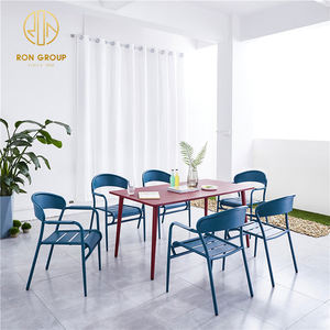Nuova Poltrona <span class=keywords><strong>da</strong></span> Giardino Colorata in Stile Italiano, Sedie <span class=keywords><strong>da</strong></span> Terrazza, Poltrona in Alluminio per Esterni e Tempo Libero - Product Image 4