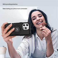 2025 tendance mode Anti-chute nouveauté aimant luxe couverture de téléphone portable Mobile debout coques de téléphone pour Iphone 16 Pro Max