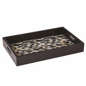 Plateau en MDF poli avec surface brillante conçu pour améliorer la beauté des tables à manger et des intérieurs de salon - Product Image 1