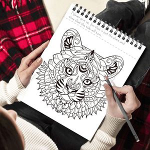 Adult <b>Coloring</b> <b>Books</b> Painting <b>Books</b> Children's <b>Coloring</b> <b>Books</b> Graffiti Art Therapy Relaxation Notebook - Product Image 2
