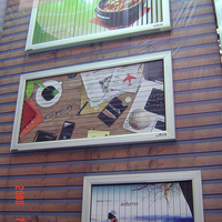 Panneaux solaires extérieurs Trivision, panneaux muraux, panneaux publicitaires Trivision à bascule