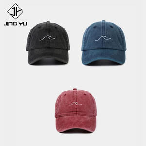 หมวกเบสบอลผ้าฝ้ายออร์แกนิคแบบสบายๆ ระบายอากาศได้ดี ปักโลโก้  นุ่ม  ซักได้  แบบยูนิเซ็กซ์ - Product Image 1