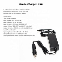 Adaptateur international 4 en 1 et chargeur américain pour ventouse GRABO, batterie lithium-ion 14,8 V 2,6 Ah