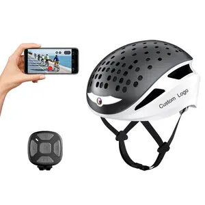 Camera Cycling Road With Mountain Drposhipping Ebike Mini For Mtb Smart Construction Off Light Bicycle Helmets Helm Bike Helmet