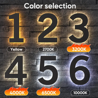 Letras de Canal Metálicas 3D Personalizadas con LED Dorado, Impermeables, de Ahorro de Energía, para Logotipos de Negocios, Tiendas, Decoración de Autos