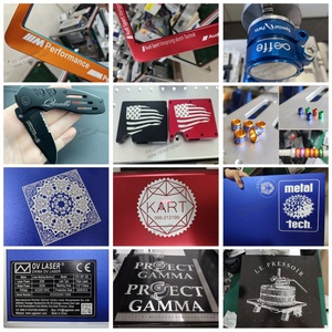 Máquina de Marcado Láser de Fibra OV LASER 300x300mm, Velocidad de 8000mm/s, Precisión de 0.001mm, Soporte DXF/PLT, Torre Rotatoria de 80cm con Eje Z - Product Image 4