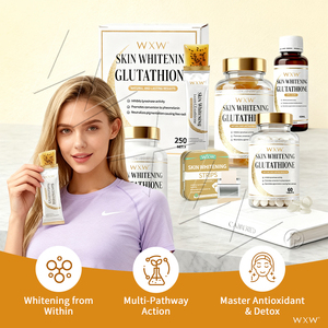 미백 보조제 공장 맞춤형 도매 구강 액상 캡슐 젤리 파우더 로젠지 구강 필름 피부 미백 - Product Image 2