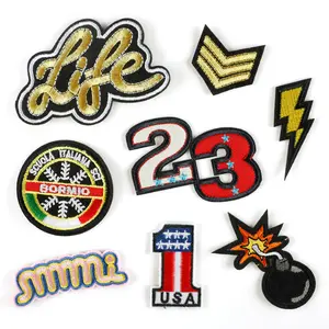 High Quality Custom Black Girl Woven Patch Fashion Personalized Iron on Black History Woven Logo Patch For Clothes