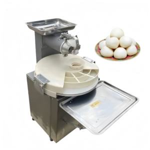 Machine automatique multifonctionnelle en acier inoxydable pour façonner, arrondir et couper la pâte, pour la fabrication de boules de pâte pour pâtisseries et produits céréaliers, avec moteur - Product Image 4