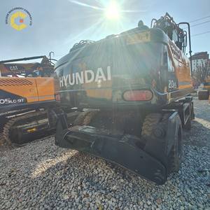 รถขุดล้อ210W-9ฮุนไดที่เป็นเจ้าของมาก่อน21Ton เครื่องเคลื่อนย้ายดินราคาประหยัดผลิตในเกาหลีใต้ - Product Image 6