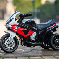 Voiture électrique à 3 roues pour enfants de 5 à 7 ans, marque Link sous licence, modèle S1000RR, alimentée par batterie, en plastique, certifiée CE