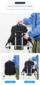 Nouveauté Sac à dos pour ordinateur portable unisexe imperméable grande capacité avec compartiment séparé pour chaussures léger pour les voyages et les trajets quotidiens - Product Image 5