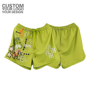 Heavyweight <b>5</b> <b>Inch</b> <b>Inseam</b> Polyester Oversized <b>Men's</b> <b>Shorts</b>, Drawstring Spandex Sublimation Loose Mesh <b>Shorts</b> for <b>Men</b> - Product Image 1