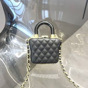 Bolso de Cadena con Diseño de Diamantes 2025, Monedero, Porta Lápiz Labial, Estilo Coreano, Versátil, Simple, Bolso de Pecho para Mujer - Product Image 4