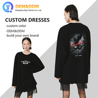 Robe longue droite élégante pour femme, motif floral, personnalisable OEM, pour soirée, décontractée, pour femmes et jeunes filles, collection 2026 QY