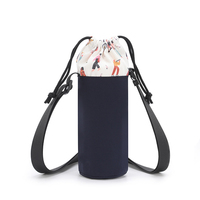 Sac à bandoulière avec logo personnalisé pour porte-bouteille d'eau