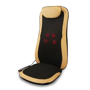 Atacado 3D Nádegas Vibrando Shiatsu Para Trás Do Assento de Carro Almofada de Massagem Infravermelho