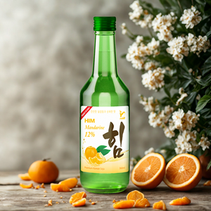 Soju Korea minuman rasa buah penjualan terbaik langsung besar dengan daging panggang minuman alkohol Korea dari Vietnam produsen