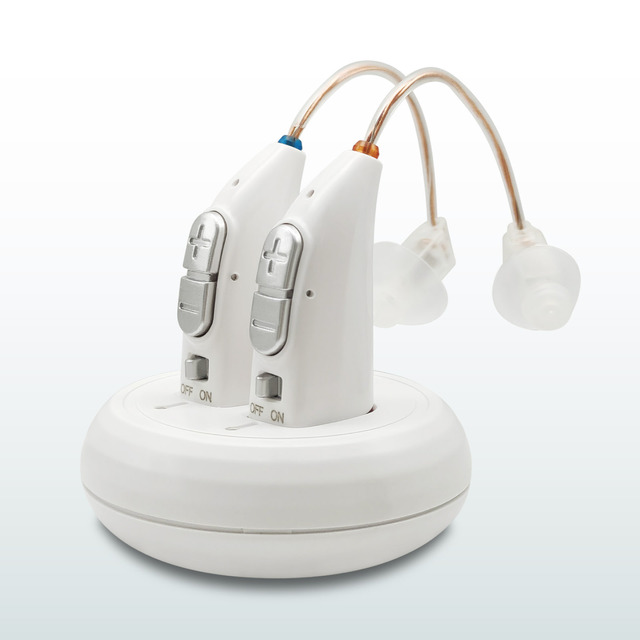 Rechargeable BTE Wireless Hearing Aids for Seniors Ear & Hearing Products