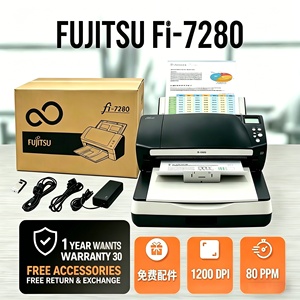 เครื่องสแกนเอกสารธุรกิจสำนักงาน <span class=keywords><strong>Fujitsu</strong></span> Fi-7140/7160/7180/7240/<span class=keywords><strong>7260</strong></span>/7280 ความละเอียดสูง สี รองรับการสแกนสองหน้า ขนาด A4 - Product Image 6