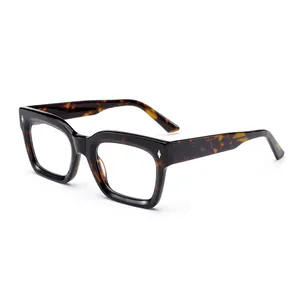Armações de óculos de acetato demi-cor óculos femininos óculos femininos armação de óculos óticos da moda