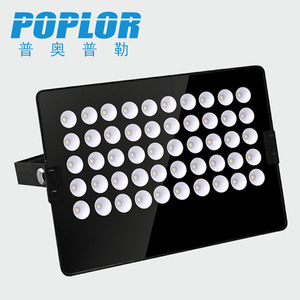 ไฟสปอร์ตไลท์ LED Poplor 50W 100W 150W แสงกว้าง ติดผนังภายนอก ตัวเรือนอะลูมิเนียม กันน้ำ - Product Image 1