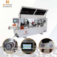 Machine à chantourner M-shine : collage, découpe de chants, finition précise, raclage des chants, polissage pour le traitement des panneaux de bois et des meubles