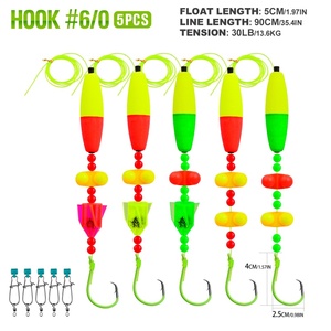 Flotteur de <span class=keywords><strong>pêche</strong></span> vertical en PVC <span class=keywords><strong>à</strong></span> longue portée et longue queue avec hameçon rond pour <span class=keywords><strong>la</strong></span> <span class=keywords><strong>pêche</strong></span> en bateau en mer - Product Image 4