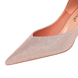 2126-2 BIGTREE A Punta con strass tacchi Superficiale scava fuori il singolo <span class=keywords><strong>scarpe</strong></span> donna <span class=keywords><strong>scarpe</strong></span> Sexy del locale notturno Misto di colore singoli pattini - Product Image 5