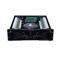Amplificateur audio haute puissance 2 canaux 1000W pour scène, métal noir